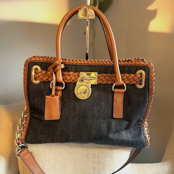 Michael Kors Handbags - Michael Kors Whipped Hamilton Denim Bag